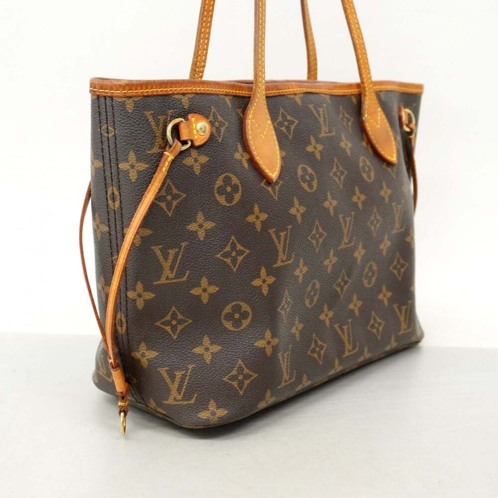LOUIS VUITTON Brown Monogram Neverfull PM Tote Bag - Picture 2 of 14